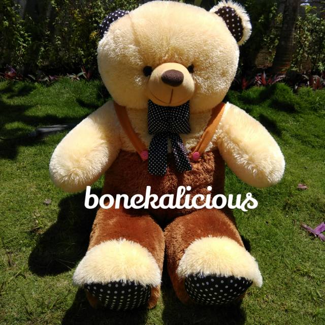 Jual N57zs Boneka Teddy Bear Jojon Super Jumbo Besar 100cm 1m 1meter