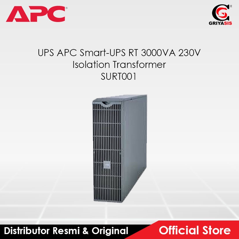 Jual UPS APC SmartUPS RT 3000VA 230V Isolation Transformer SURT001