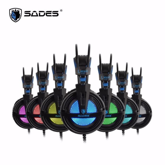 Jual Headset Gaming Sades Locust Plus RGB | Shopee Indonesia