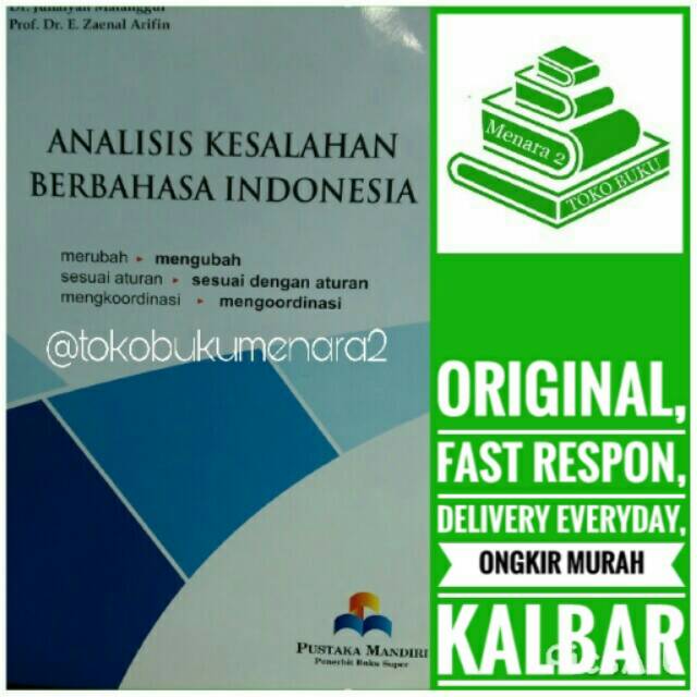 Jual Analisis Kesalahan Berbahasa Indonesia Junaiyah Matanggul | Shopee ...