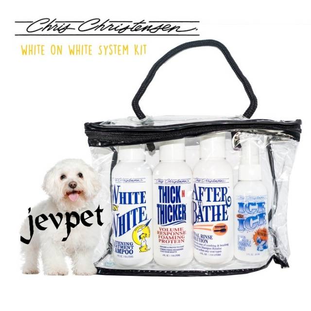 Jual Chris Christensen White On White Kit / Shampoo Anjing & Kucing