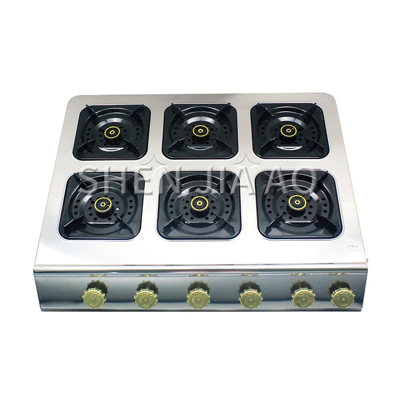 Jual High Quality... Medium high pressure square sixheads gas stove