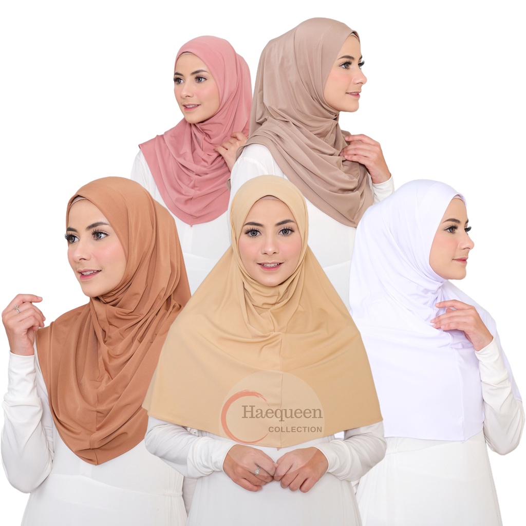 Jual Hijab Instan Khimar Daisy BERGO MALAY Jilbab Melayu Premium Bisa ...