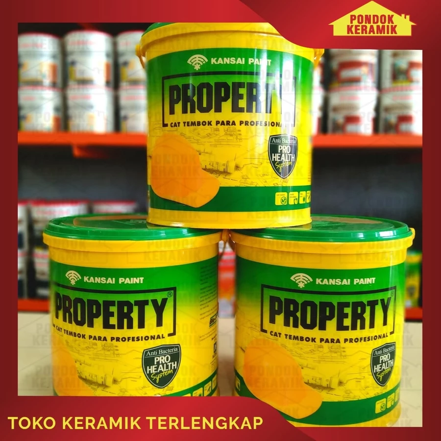 CAT TEMBOK PROPERTY KANSAI PAINT WHITE BALLROM 25 KG