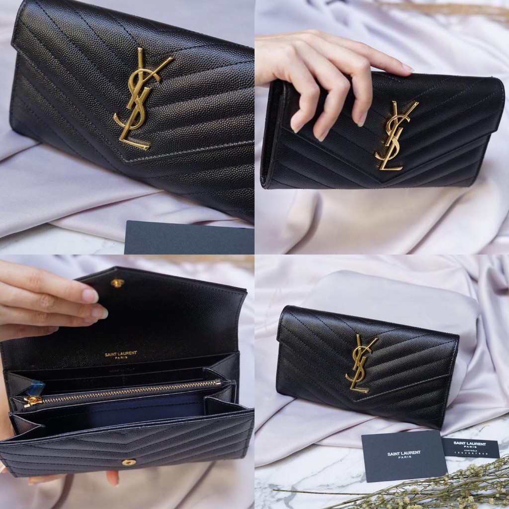 Ysl large envelope wallet new arrivals