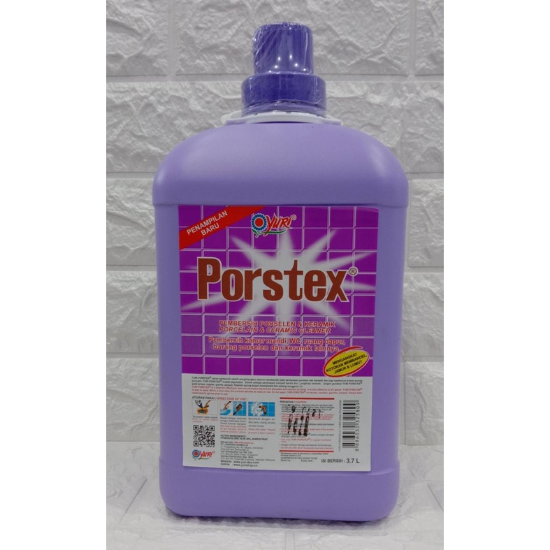 Jual Yuri Porstex Ungu Botol 3.7 Liter Pembersih Lantai Keramik Kamar ...