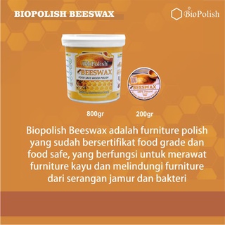 Jual Finishing dan perawatan Kayu Food grade Biopolish Beeswax