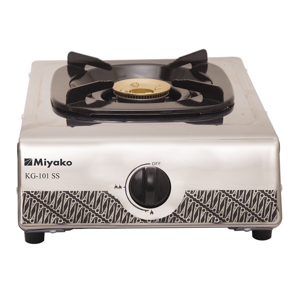 Jual Miyako Kompor Gas 1 Tungku KG101 SS Stainless Steel Gas Stove