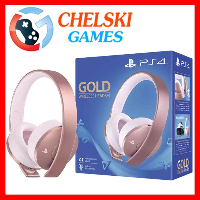 Sony ps4 rose gold hot sale headset