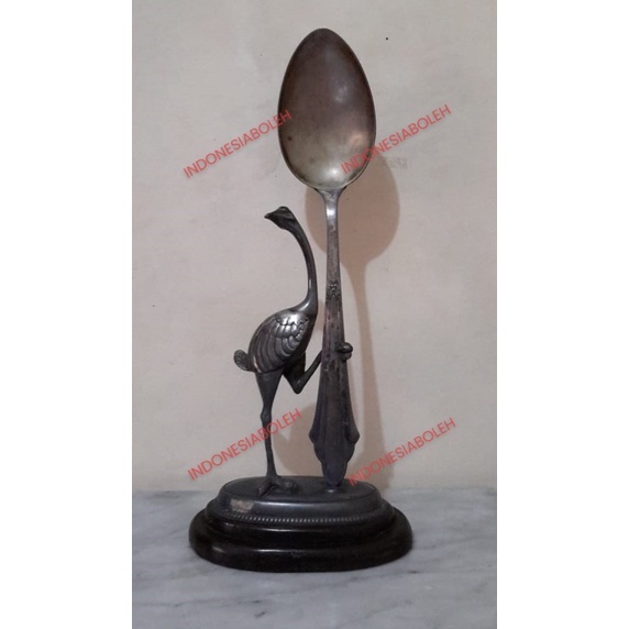 Jual Hiasan Meja Berbentuk Bangau Memegang Sendok Raksasa | Shopee ...