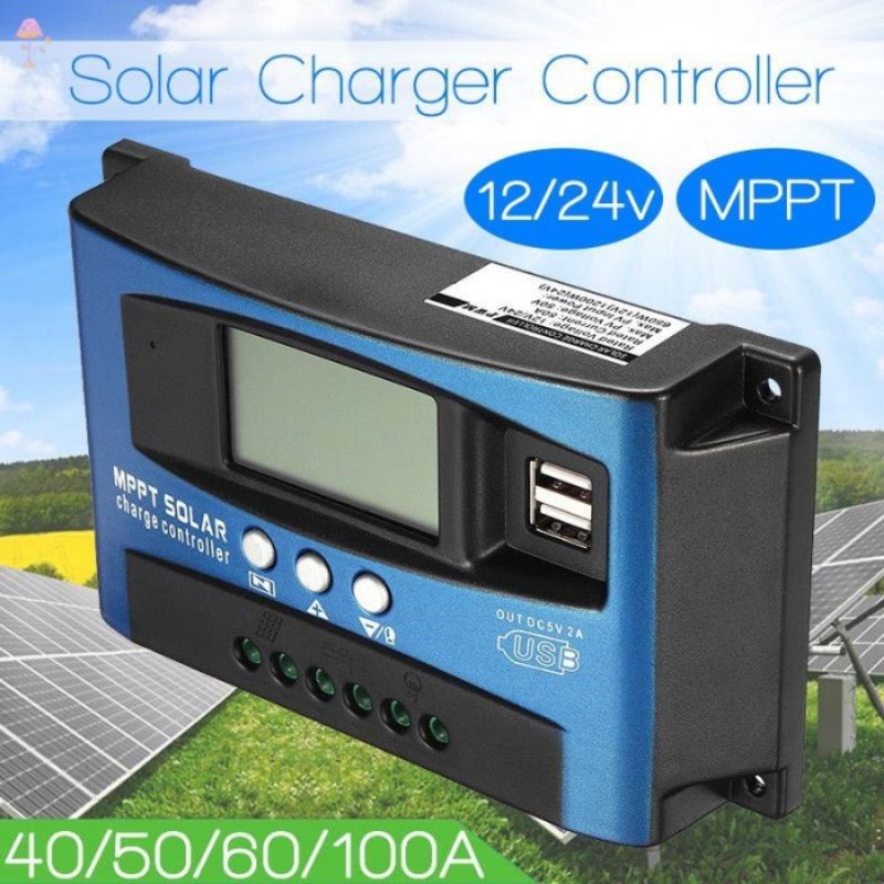 Jual MPPT Solar Charge Controller 30A 40A 50A 60A 100A 12V/24V | Shopee ...