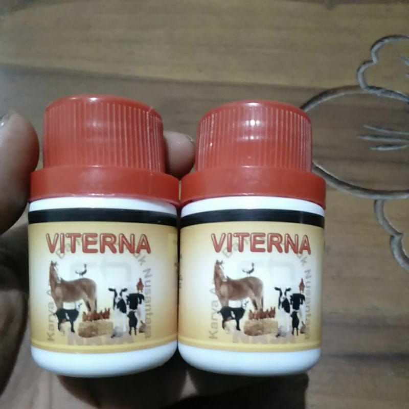 Jual Vitamin Ternak Viterna Kemasan Ecer Cc Penggemuk Ternak Dan Ikan Original Nasa Shopee