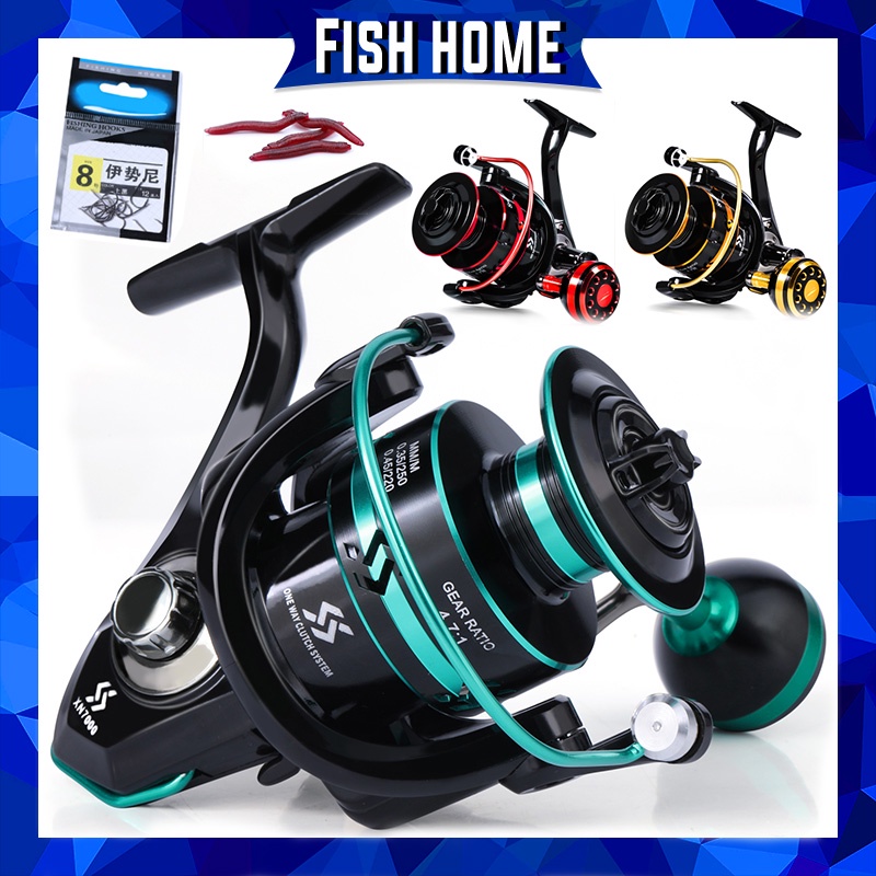 Jual SPINNING FISHING REEL MAX DRAG FULL METAL SPOOL SPINNING REEL 5.0 ...