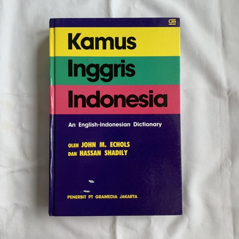 Jual Buku Kamus Bahasa Inggris - KAMUS INGGRIS INDONESIA (John M Echols ...