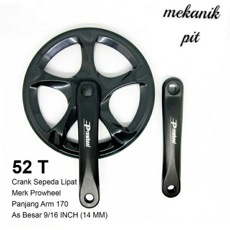 Crank prowheel deals single 52t