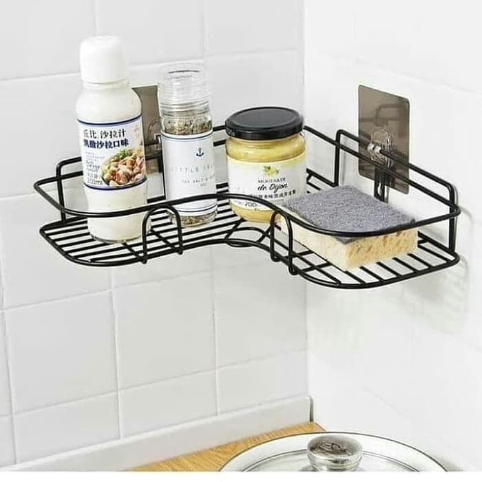 Jual Rak Dinding Gantung Floating Rack Tempat Bumbu Dapur / Rak Dapur ...