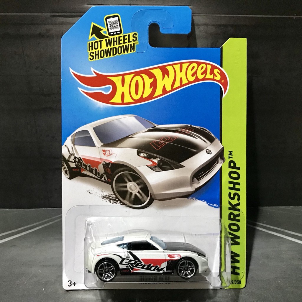 Jual Hot Wheels Nissan 370Z Greddy HW Workshop 2014 White | Shopee ...