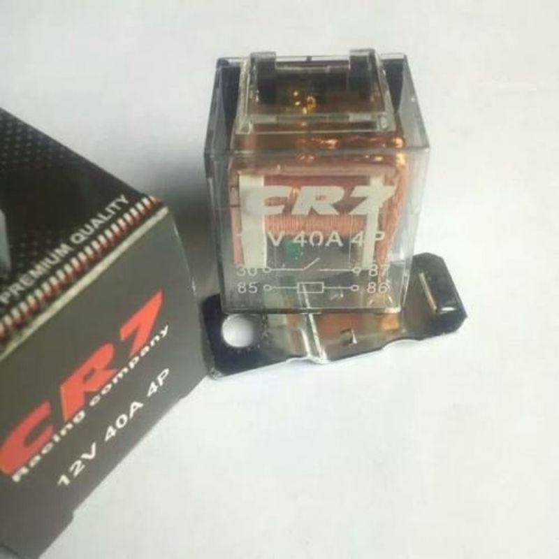 Jual Relay Klakson / Alarm Transparan 12V 40A UNIVERSAL 1 PCS Shopee