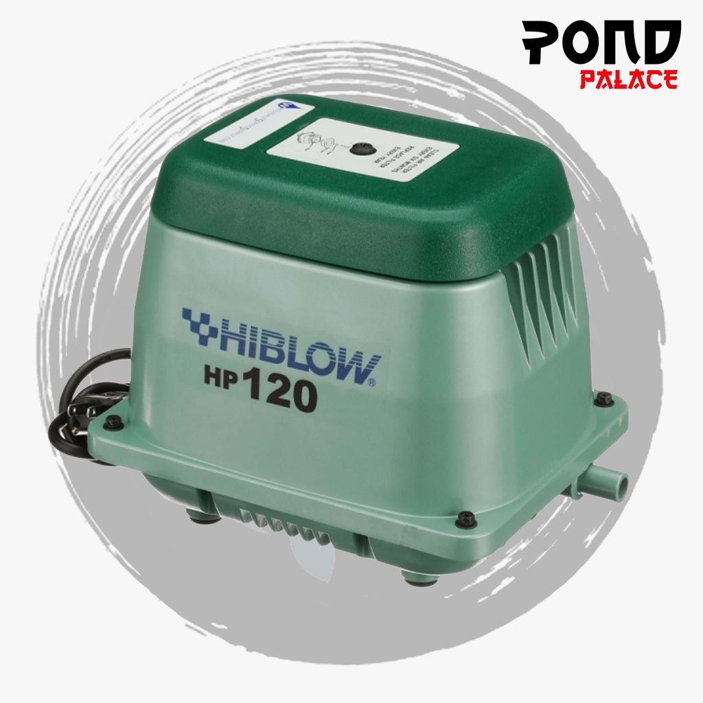 Pompa Ad Aria HiBlow HP-120 - 150 L/min, Silenziosa, Per Acquari, Laghetti O Ossigenazione