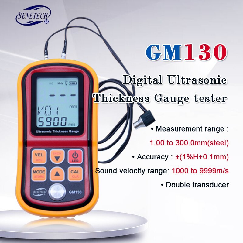 Jual Ultrasonic Thickness Gauge GM130 Meter GM 130 Tester