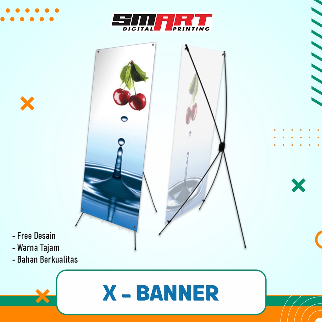 Jual X Banner 60x160 Cm, Cetak X Banner, Rangka X Banner Murah | Shopee ...