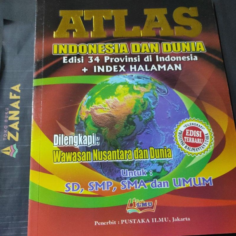 Jual Atlas Indonesia Dan Dunia Edisi 34 Provinsi Di Indonesia Index Halaman Shopee Indonesia 4830