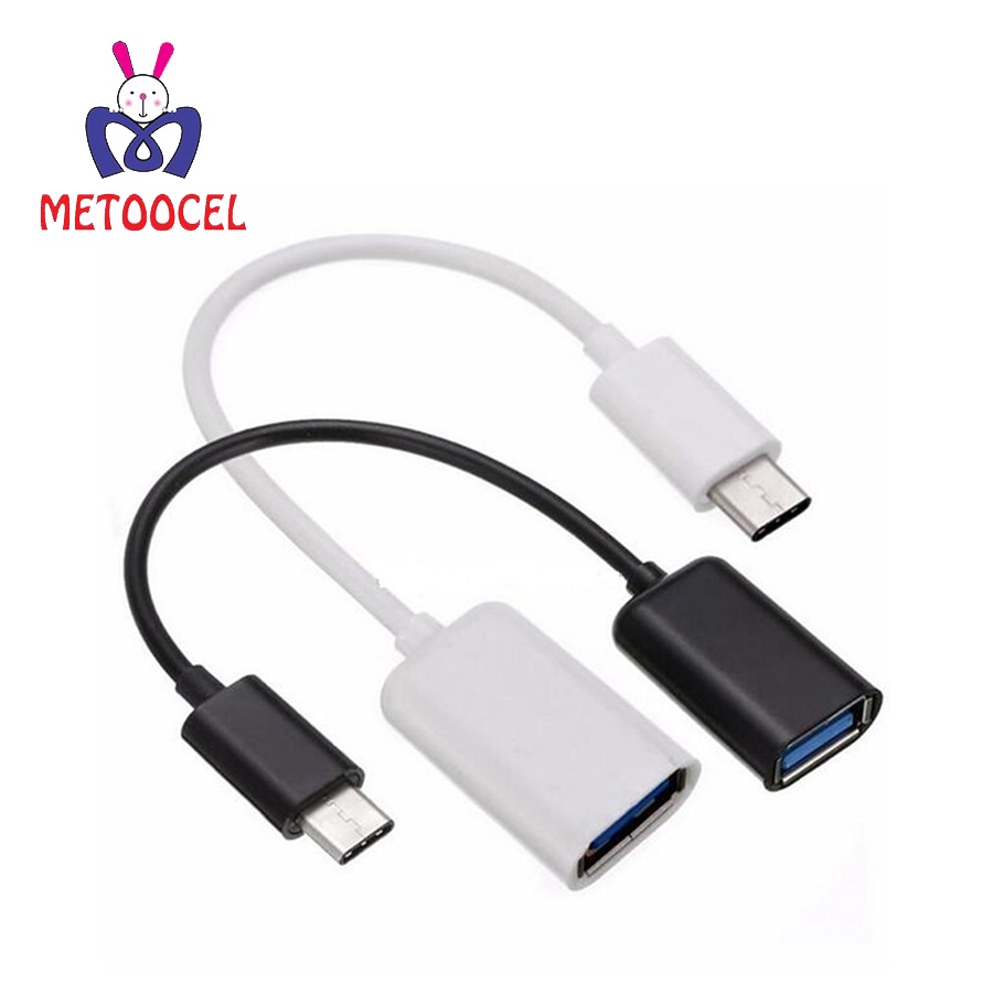 Jual OTG Type C Micro to USB Female OTG Kabel Adapter Cable USBC TypeC On The Go Shopee