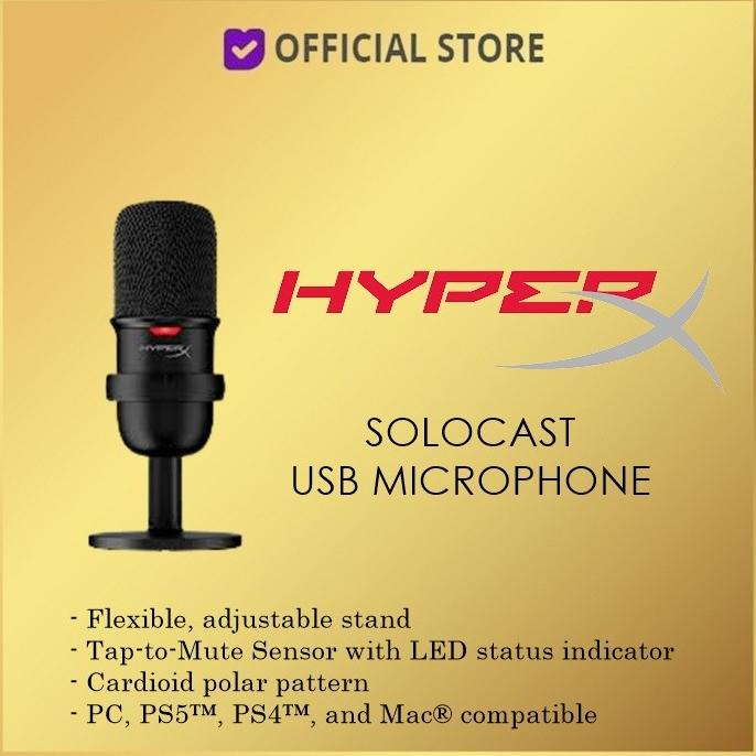 Jual HyperX Solo Cast Gaming Microphone Hyper X Kingston Usb Mic ...