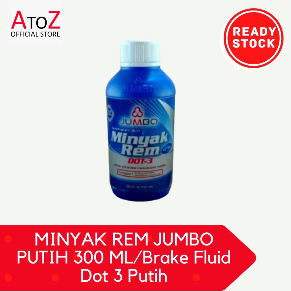 Jual Minyak Rem Jumbo Putih Ml Brake Fluid Dot Putih Shopee Indonesia