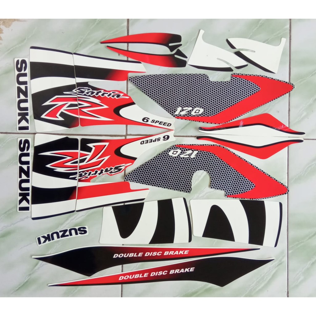 Jual stiker striping suzuki satria r 120 2002 | Shopee Indonesia