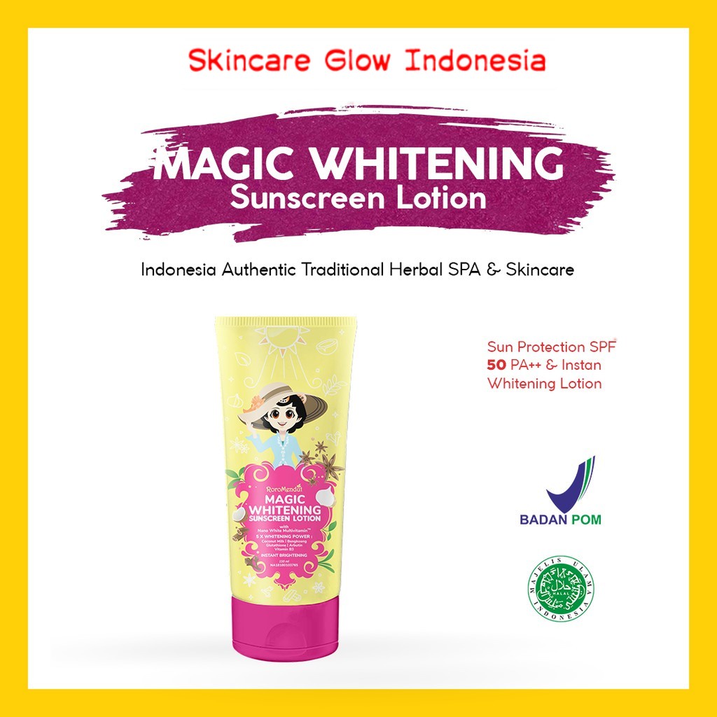 Jual Glow Up LOTION MAGIC Skin Whitening Body Lotion SPF 50 PA