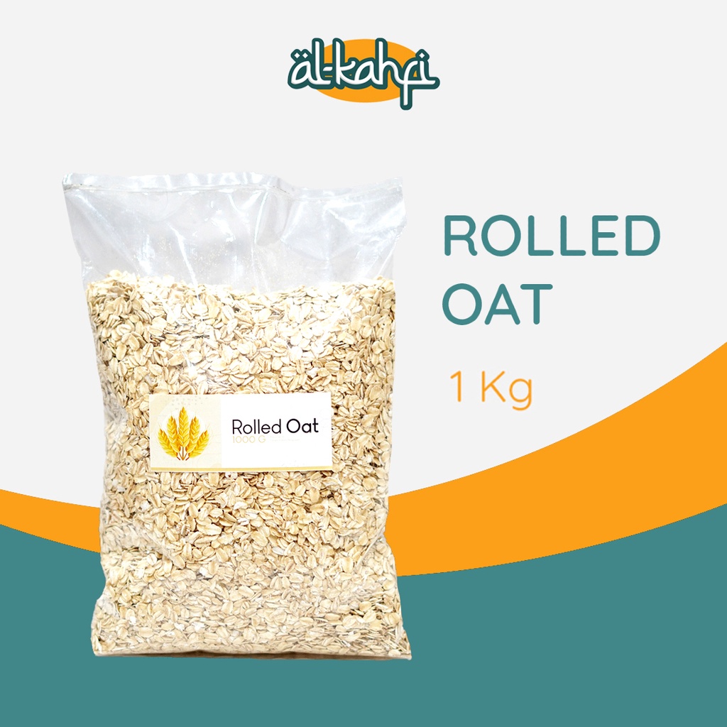 Jual Rolled Oat 1 Kg Regular Gandum Kasar Organik Premium Shopee