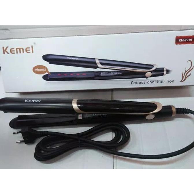 Jual Kemei Km 2219 Catok Infrared Exclusive Class Hair Straightener N