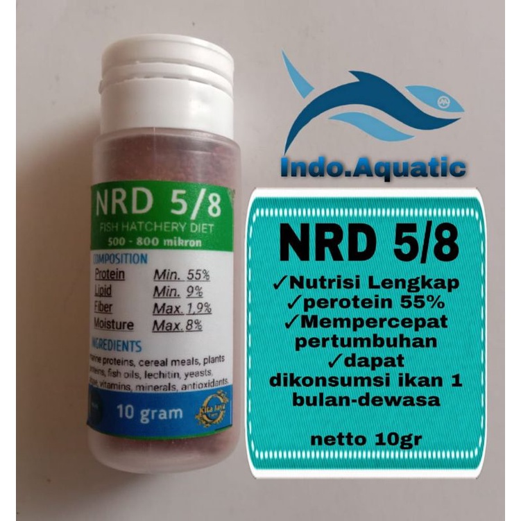 Jual Nrd Nrd Mikron Gr Pakan Burayak Ikan Hias Pakan Ikan Cupang Pelet Ikan Guppy