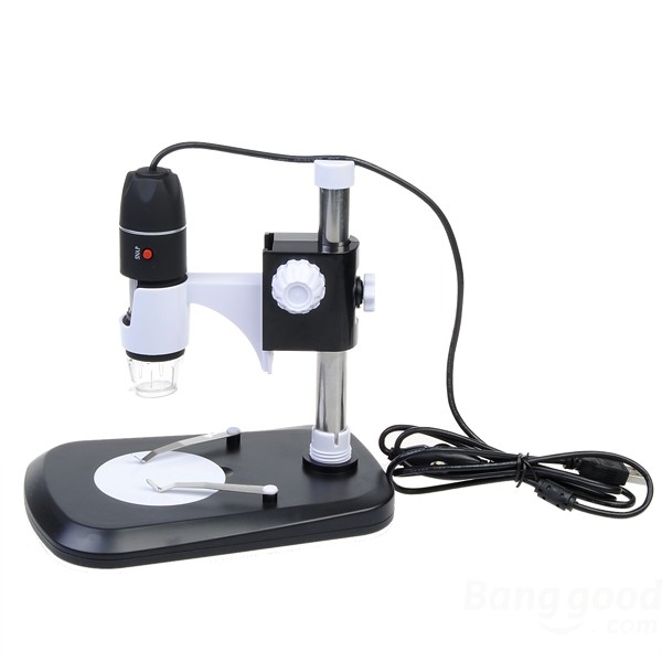 Jual Digital Microscope Endoscope Camera Magnifier 500X 8 LED Black