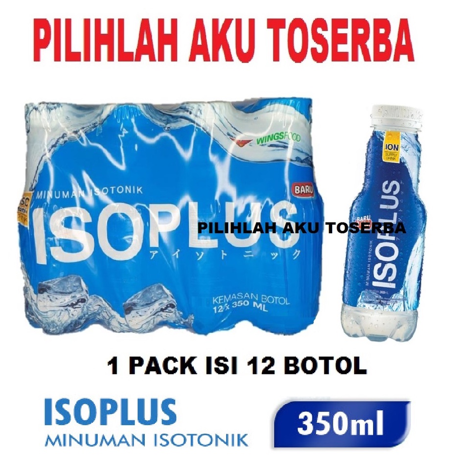 Jual ISOPLUS Minuman Isotonik 350 ml - ( 1 pack isi 12 btl) | Shopee ...