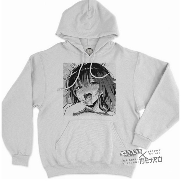 Hoodie Ahegao Face Box Kawaii Senpai