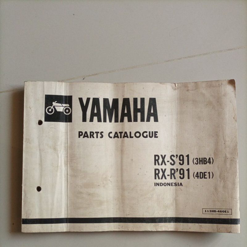 Jual buku parts part katalog catalog manual yamaha rxs rx special rx s ...