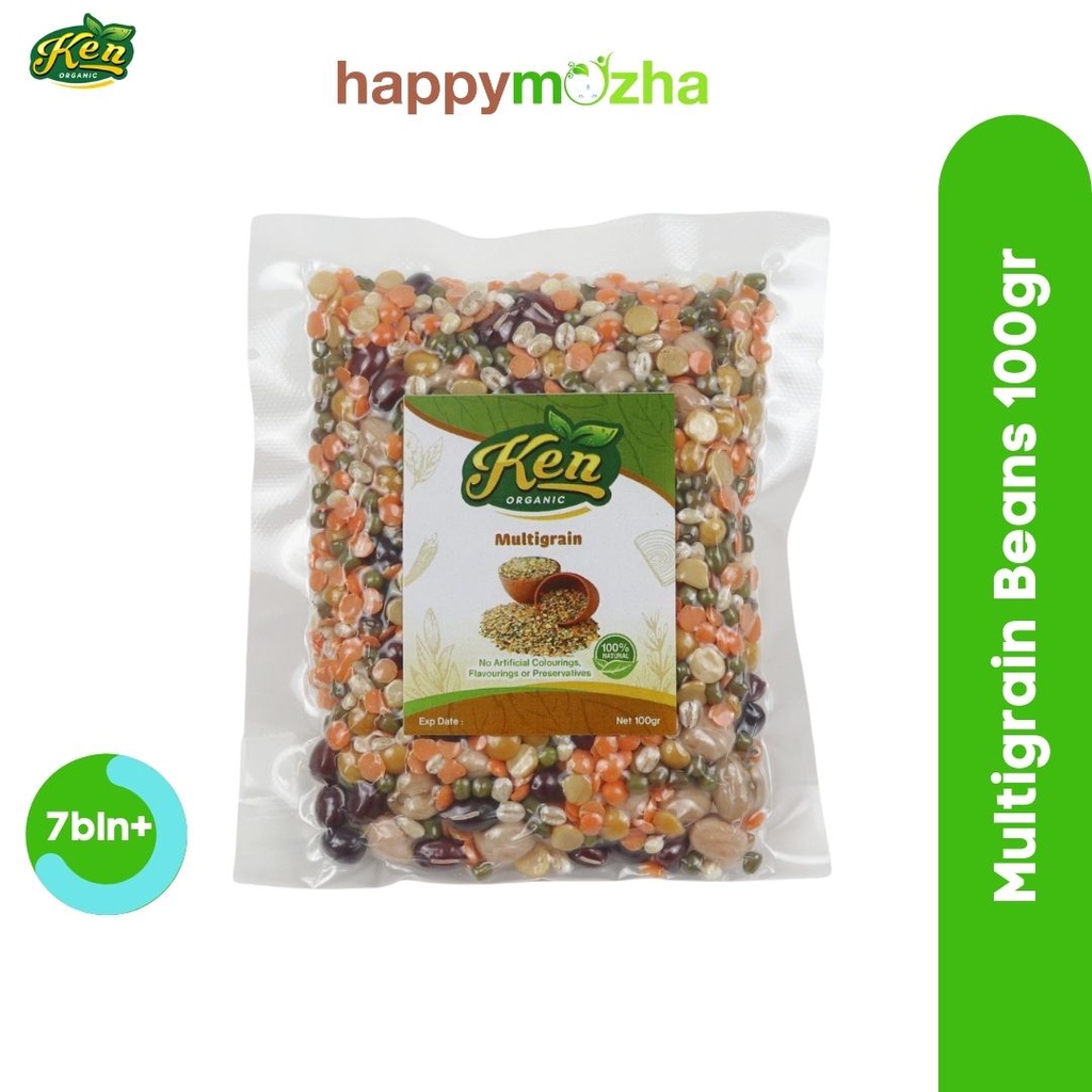 Jual Natural Multigrain Organik mix 6in1 beans 100gram | Shopee Indonesia