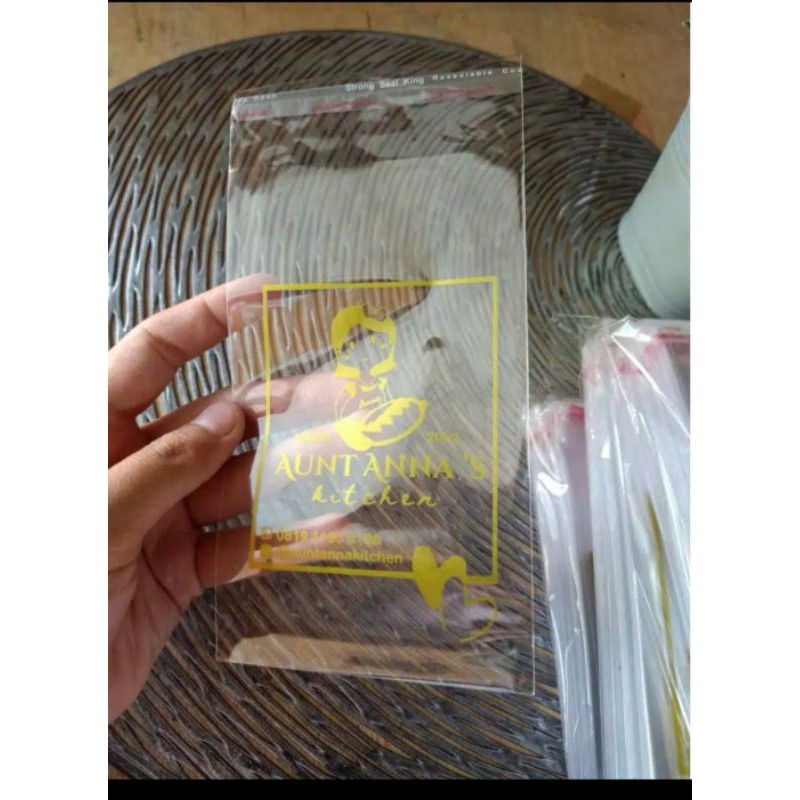 Jual Sablon Plastik Opp Roti 9x15 sablon 1000pcs Sablon Plastik Murah ...