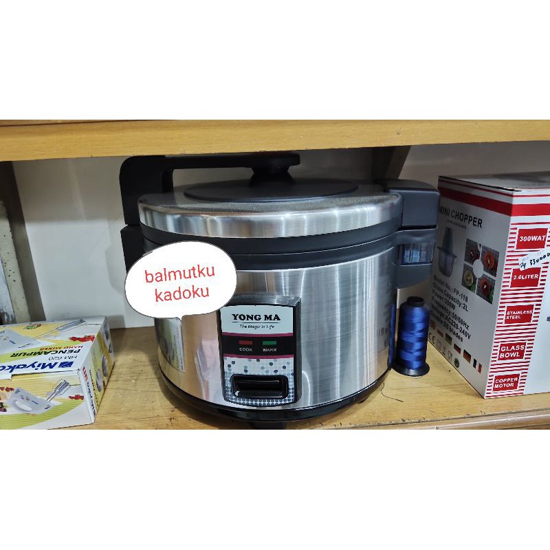 Jual YONG MA RICE COOKER MAGIC COM JUMBO SERIES 5,4L SMC5049 SILVER