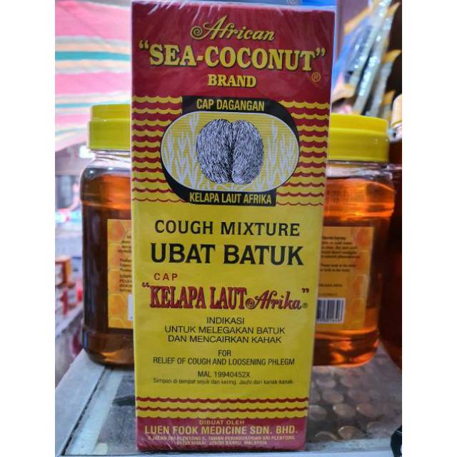 Jual OBAT BATUK HERBAL KELAPA LAUT AFRIKA SEA COCONUT BRAND COUGH