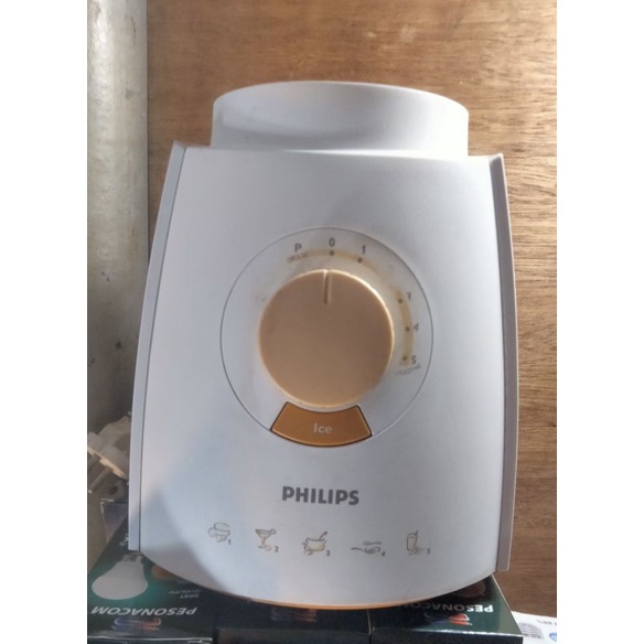 Jual MESIN BLENDER PHILIPS PUTER TIPE HR 2061 SEKEN/ BEKAS BERKUALITAS