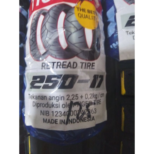 Jual Ban Sepeda Motor MURAH MERIAH MERK TIGER Tube Type | Shopee Indonesia