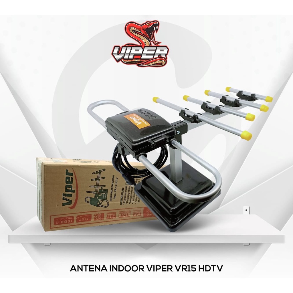 Jual Antenna Tv Indoor Digital Antena Dalam Ruangan Viper Shopee Indonesia