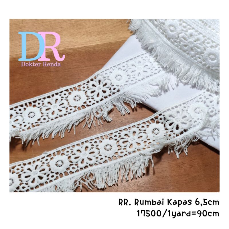 Jual renda chamical rumbai 6,5cm | Shopee Indonesia