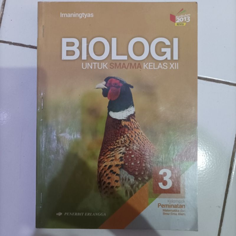 Jual Buku Biologi Untuk SMA/MA Kelas XII Kurikulum 2013 Revisi Kelompok ...