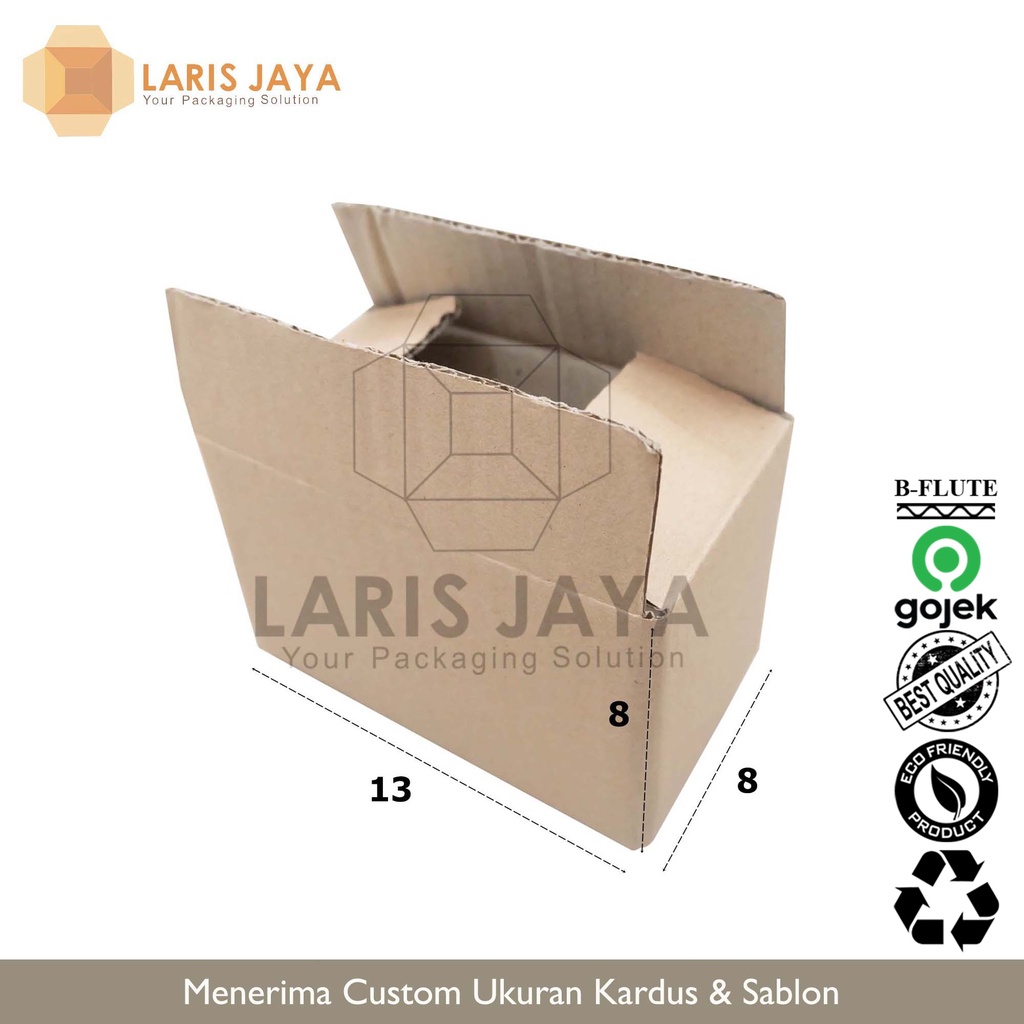 Jual Kardus | Box | Karton | Kotak Packing - 13 x 8 x 8 cm /Sparepart ...