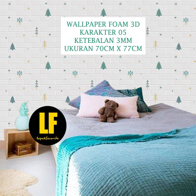 Jual AA Wallpaper Foam 3D Stiker Dinding Karakter 05 Anak Wallpaper ...