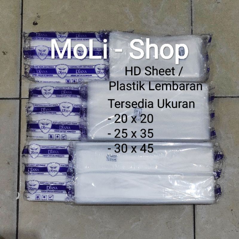 Jual Plastik Sheet Uk X X X Plastik Alas Nasi Plastik